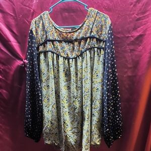 Floral Print Women's Top